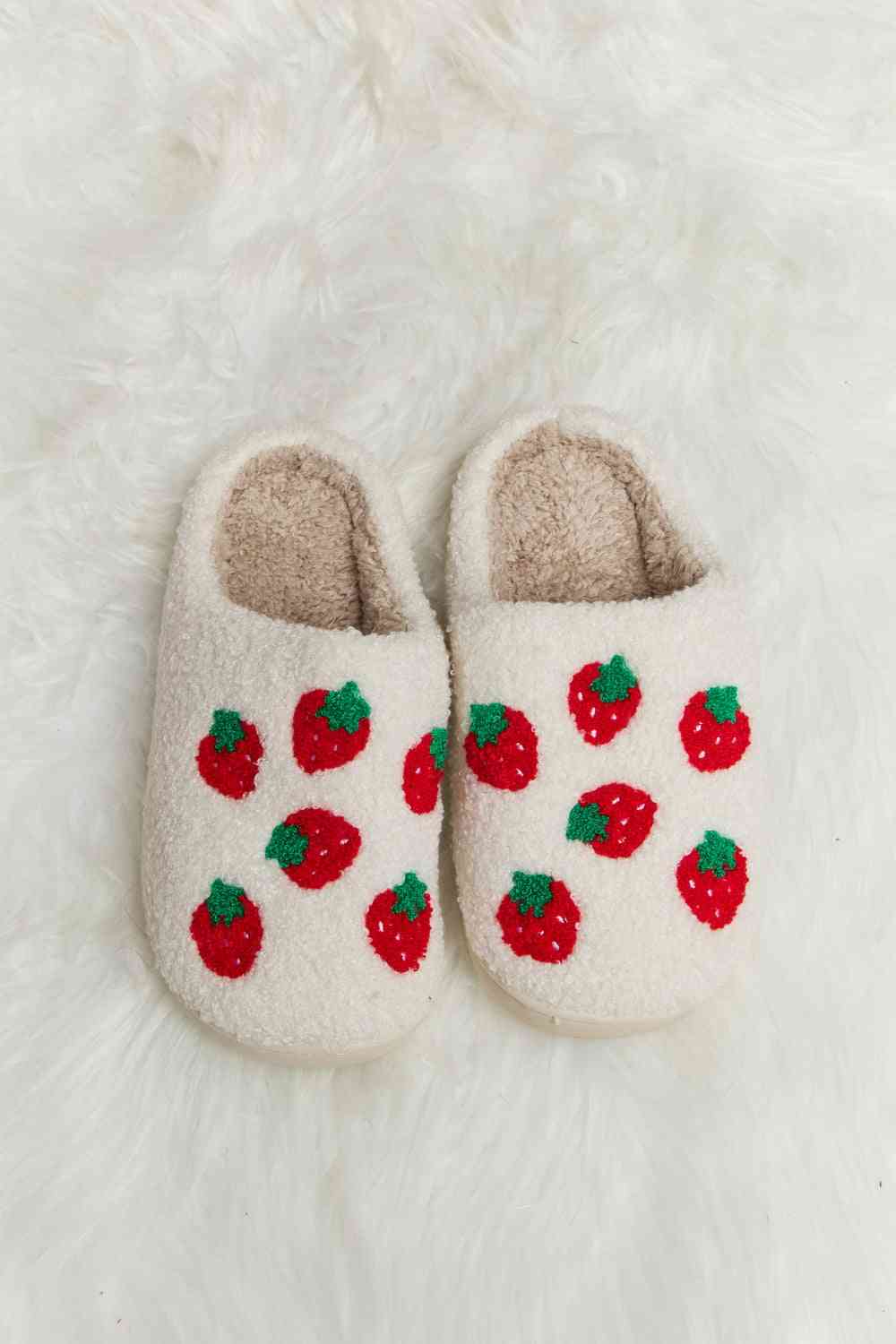 Melody Strawberry Printed Slippers