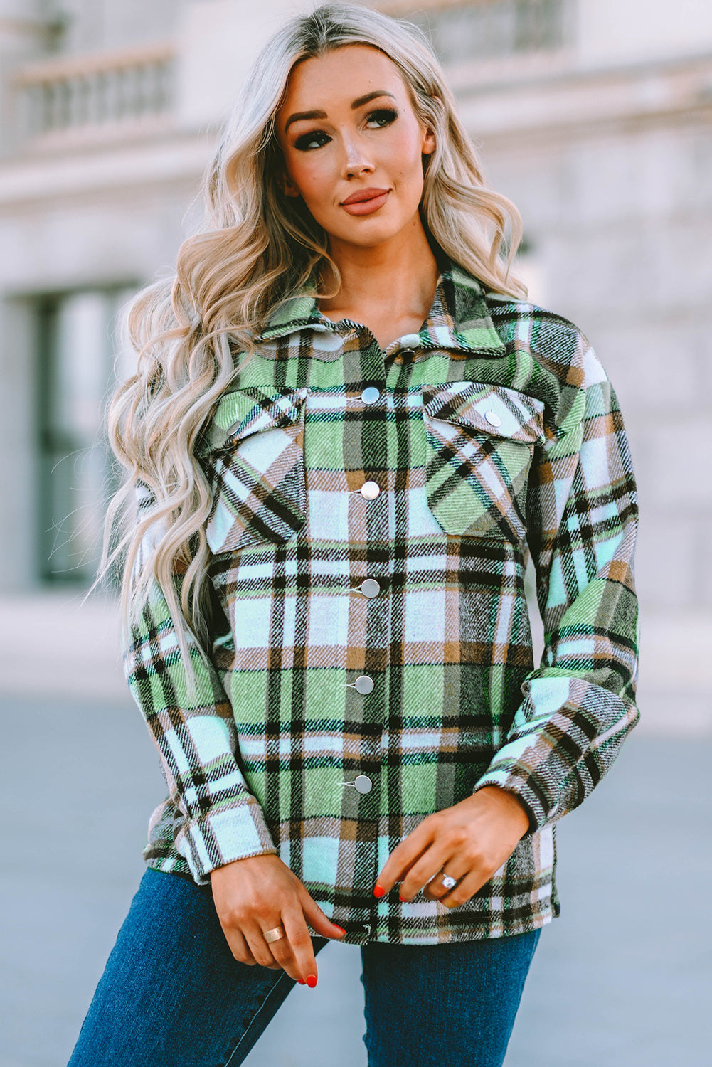 Hannah Plaid Shacket