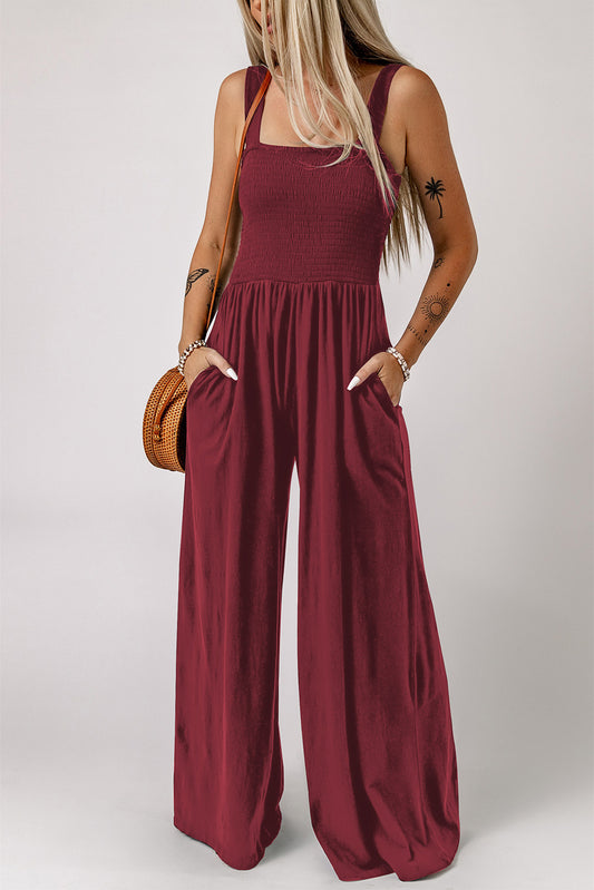 Zoe  Square Neck Jumpsuit