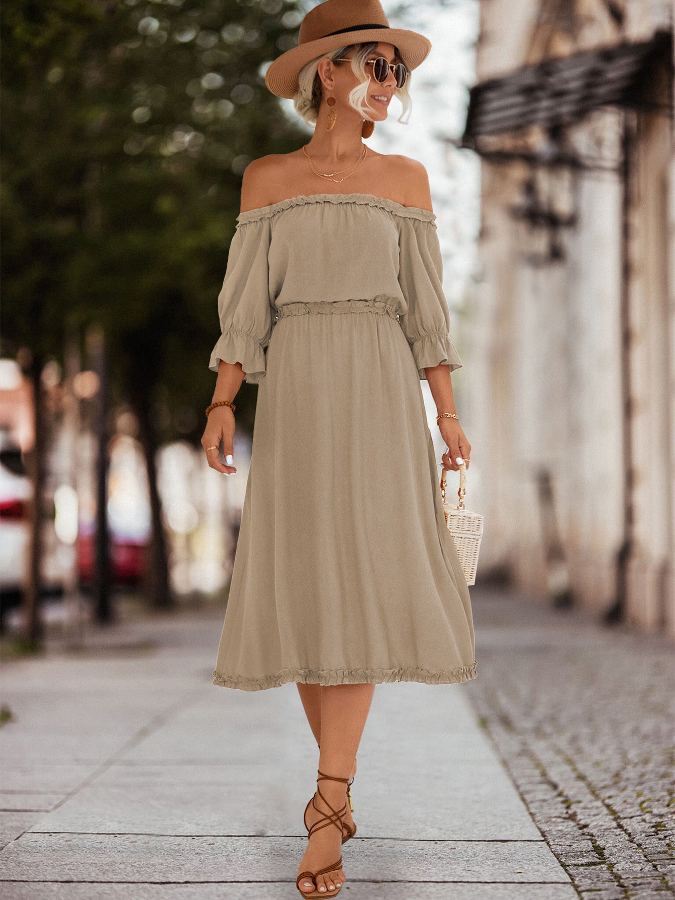 Florinda Off-Shoulder Dress