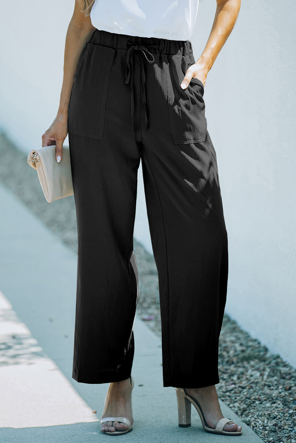 Ada Drawstring Waist Pants