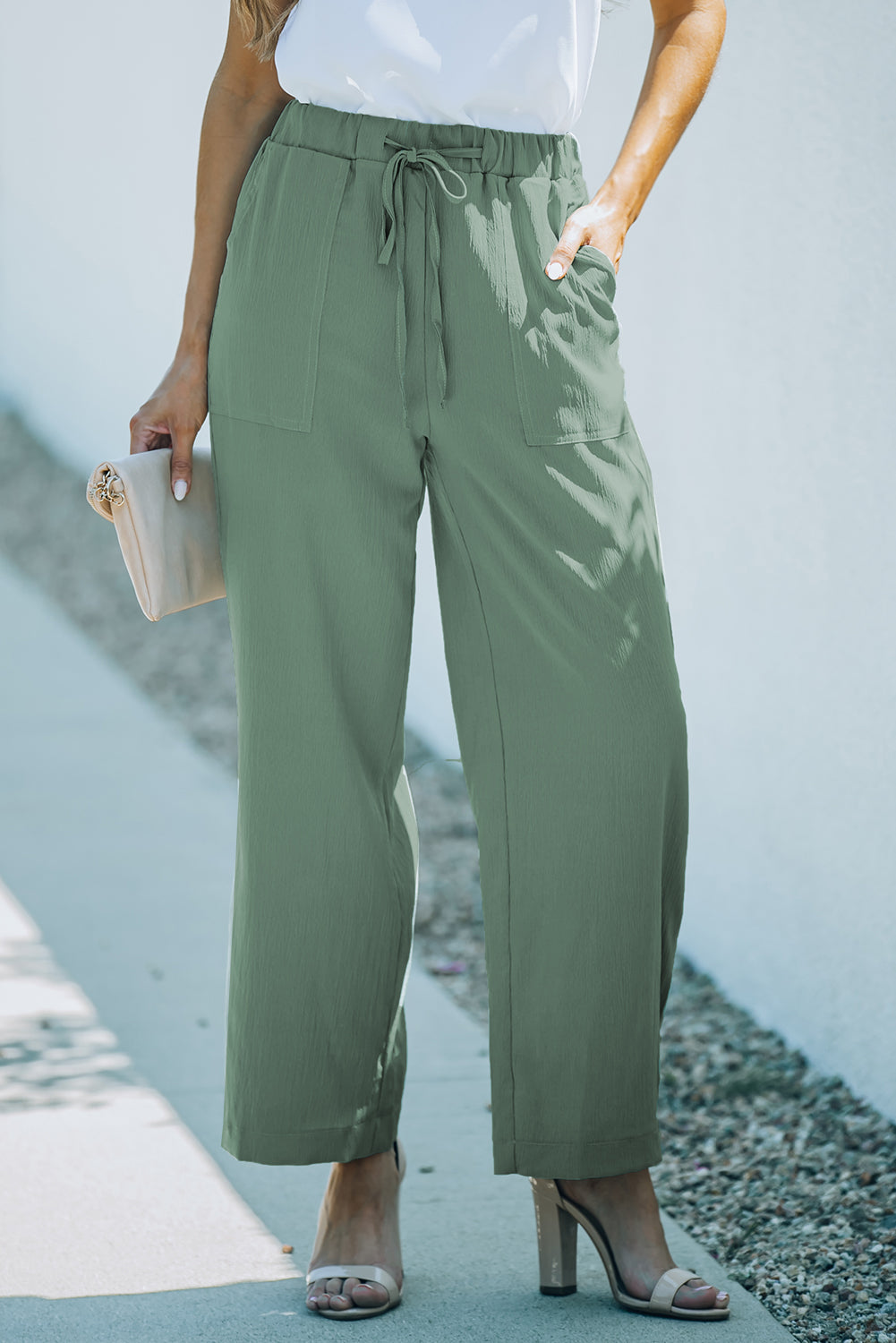 Ada Drawstring Waist Pants