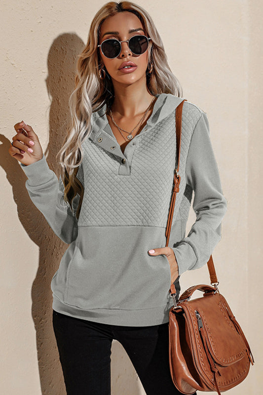 Gwendolyn Quilted Patchwork Sweatshirt