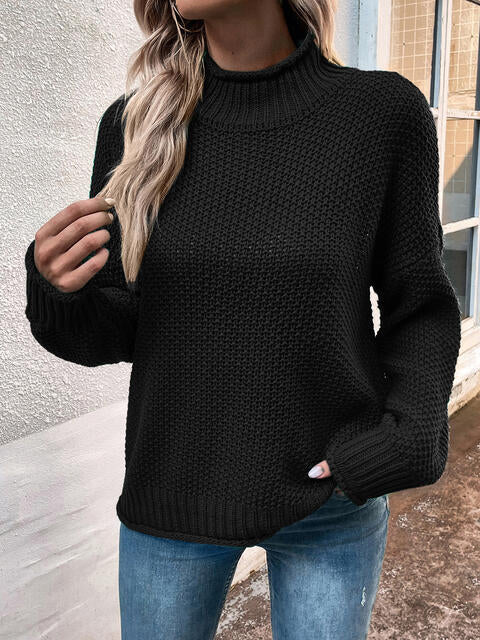 Myra Roll Hem Sweater