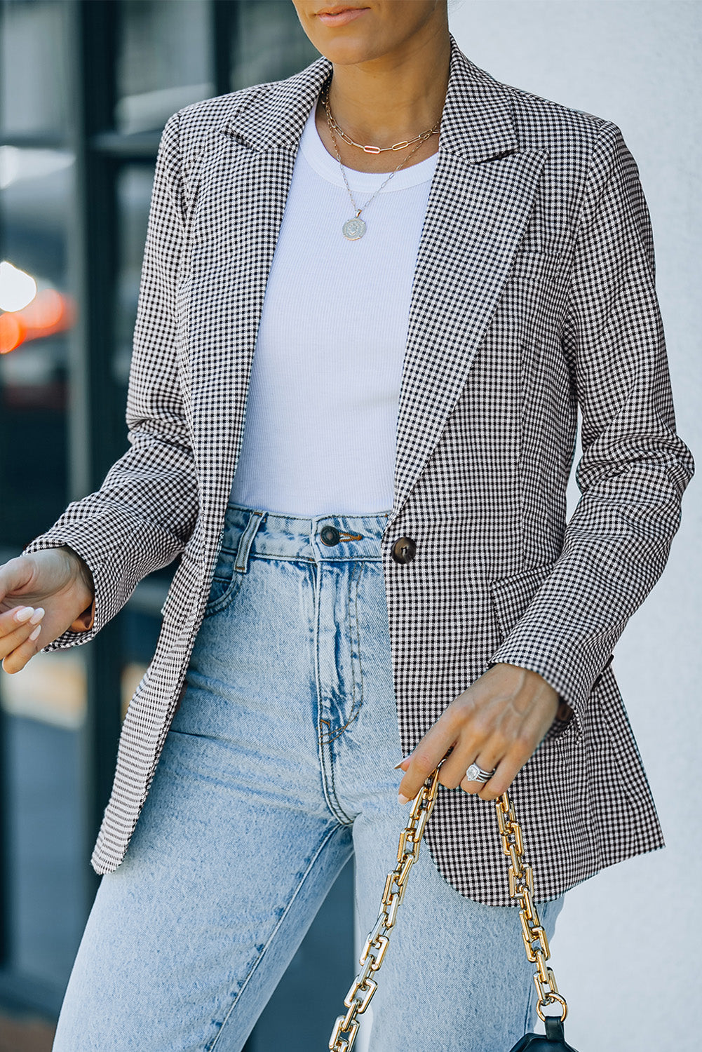 Lilly Plaid Blazer