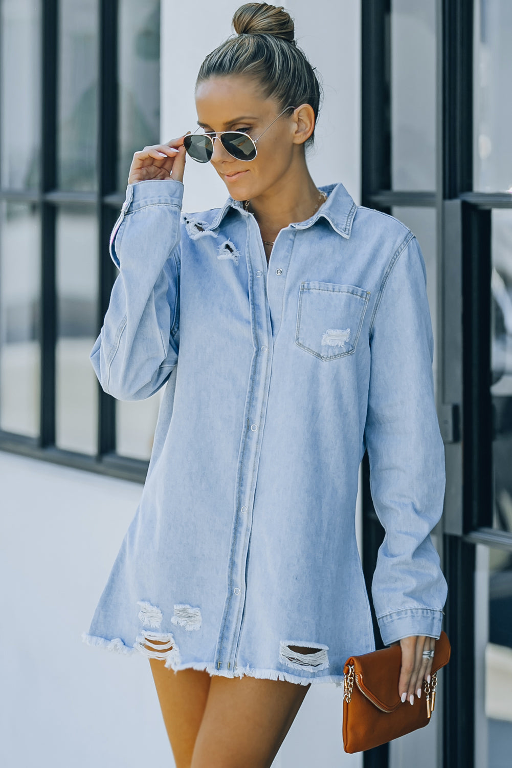 Amara Snap Denim Jacket