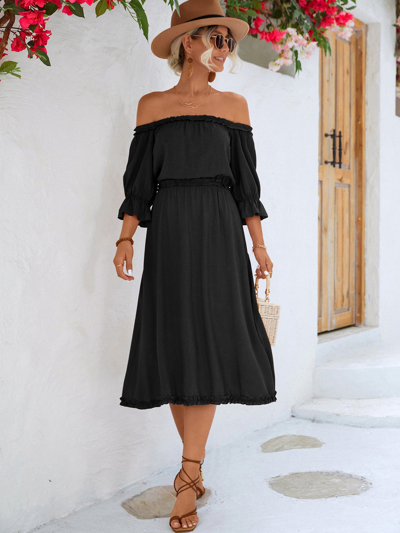 Florinda Off-Shoulder Dress