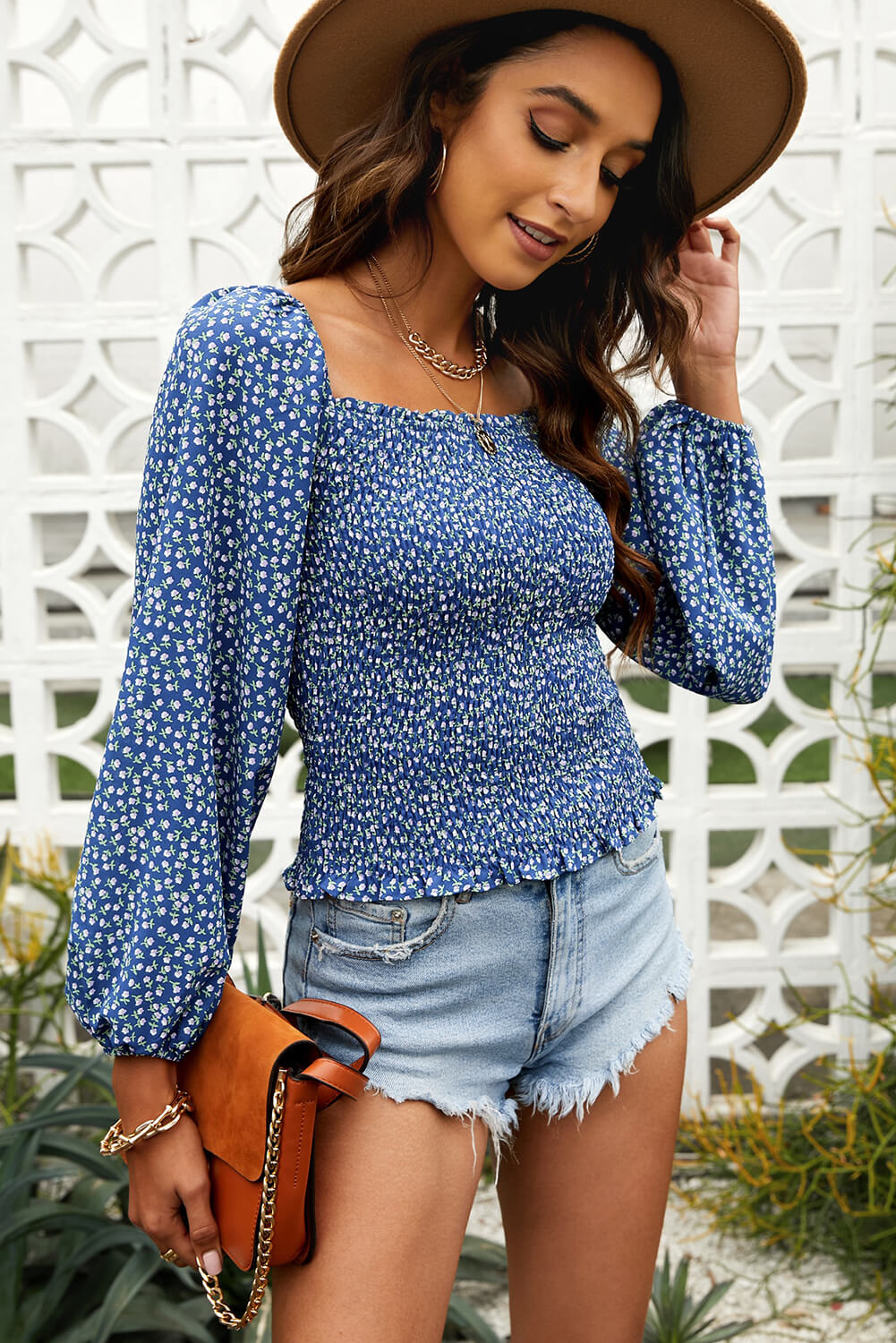 Alana Floral Top