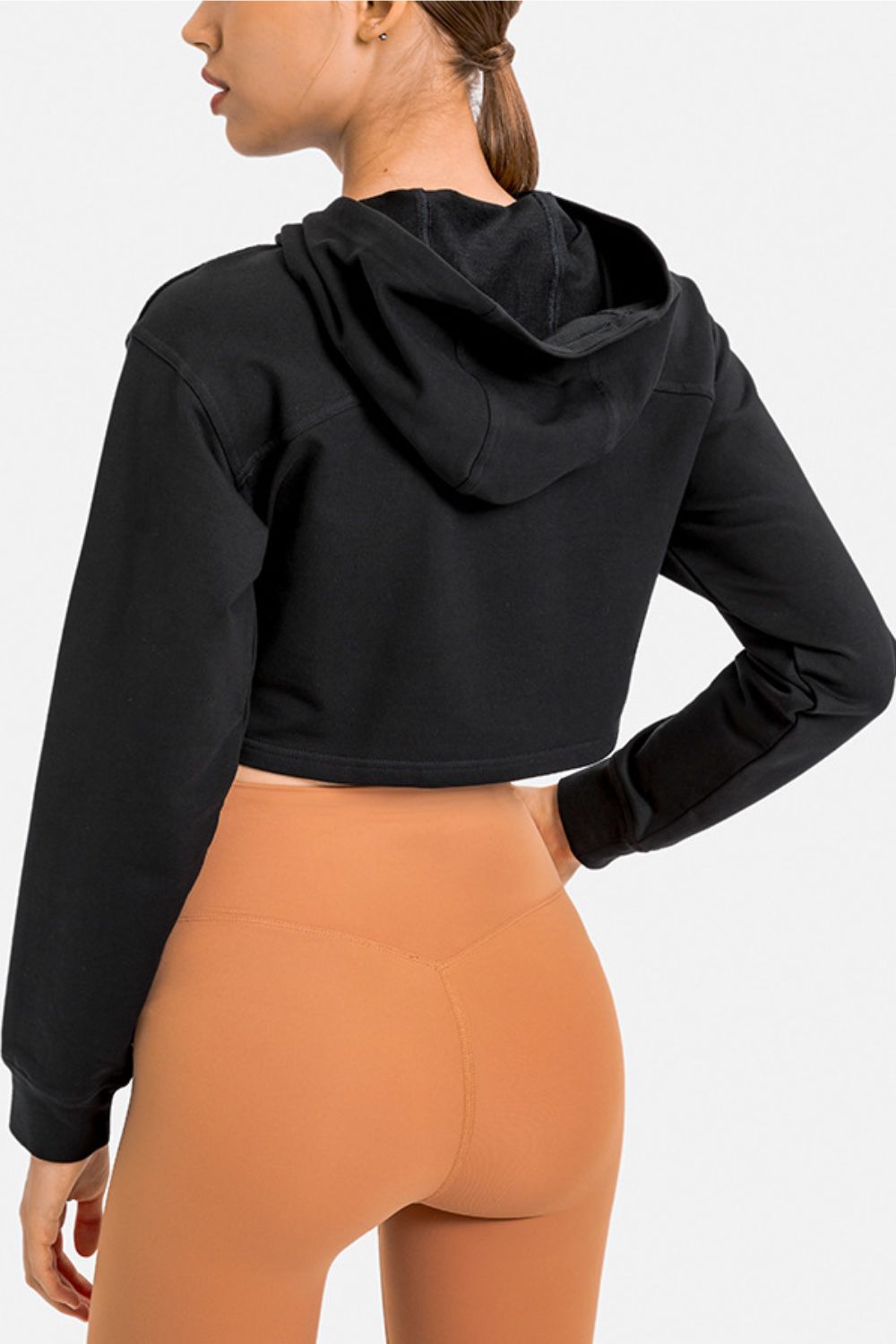 Alexia Cropped Sports Hoodie