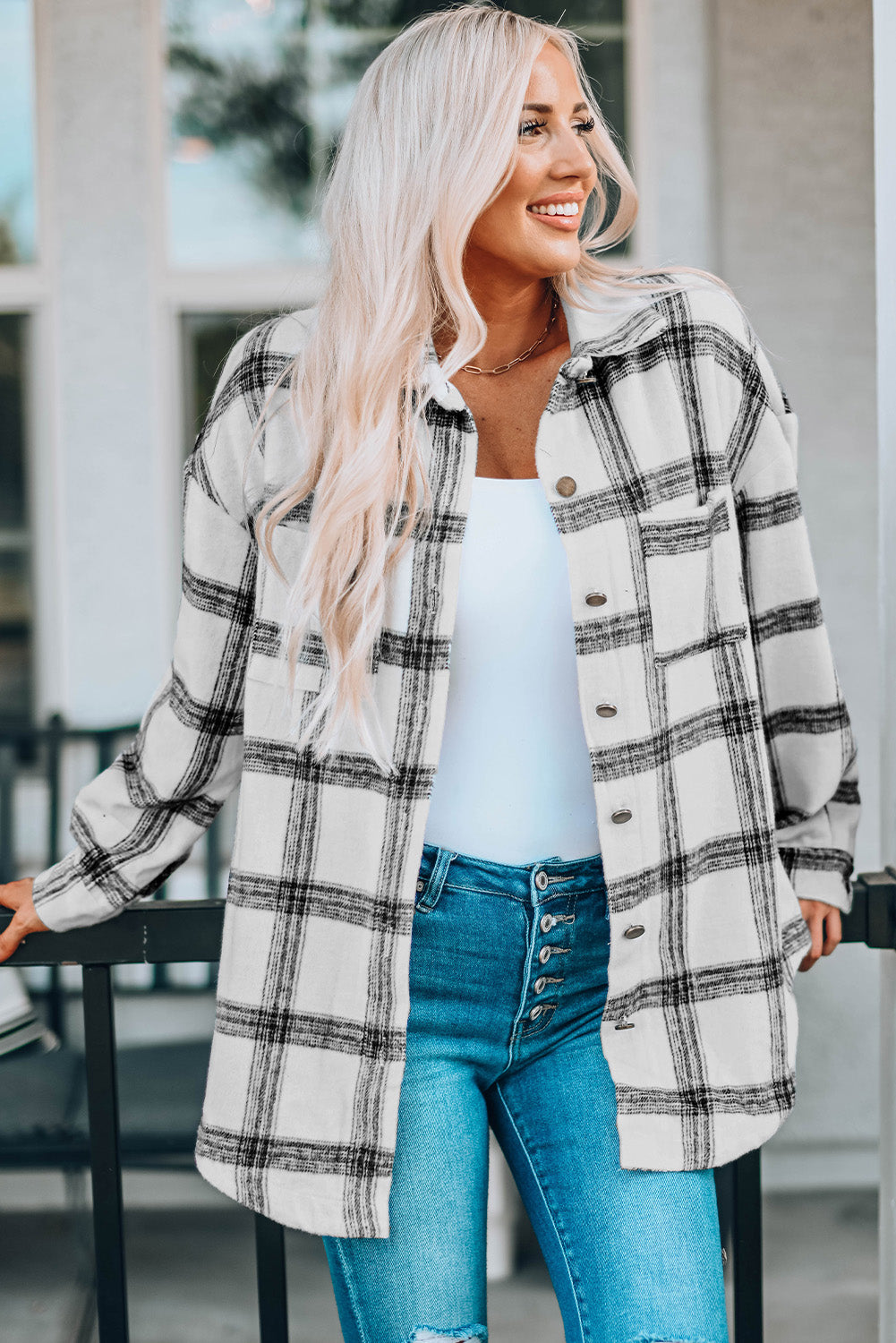 Riley Plaid Shacket