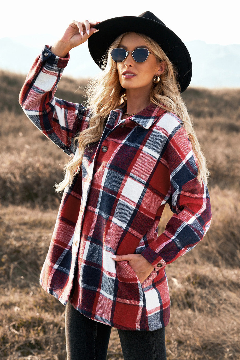 Noa Plaid Shacket