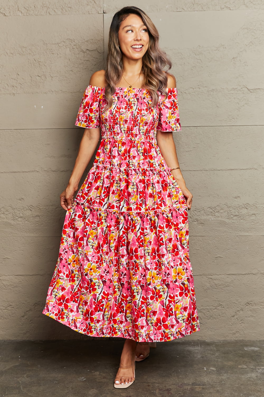 Saige Floral Maxi Dress