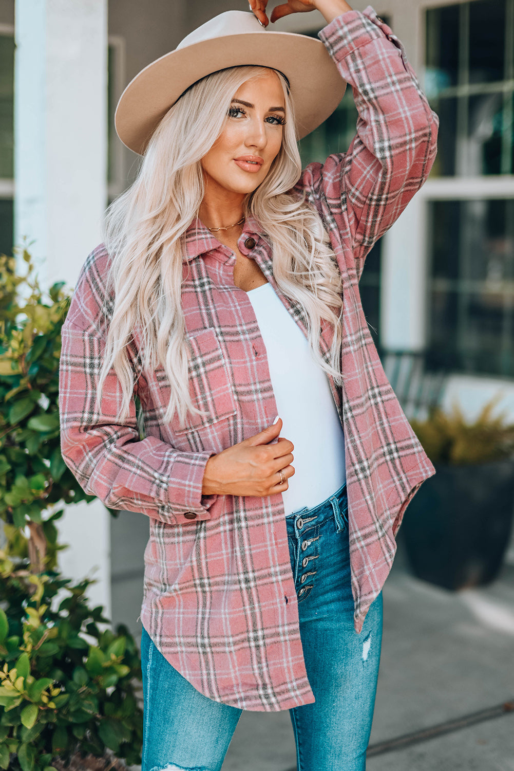 Riley Plaid Shacket