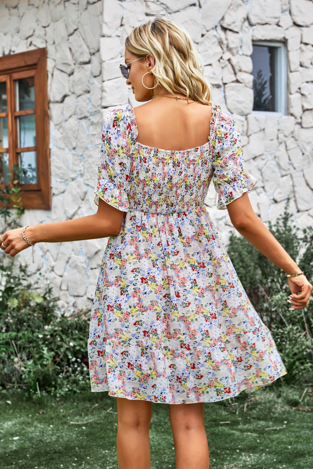 Kaydence Floral Frill Dress