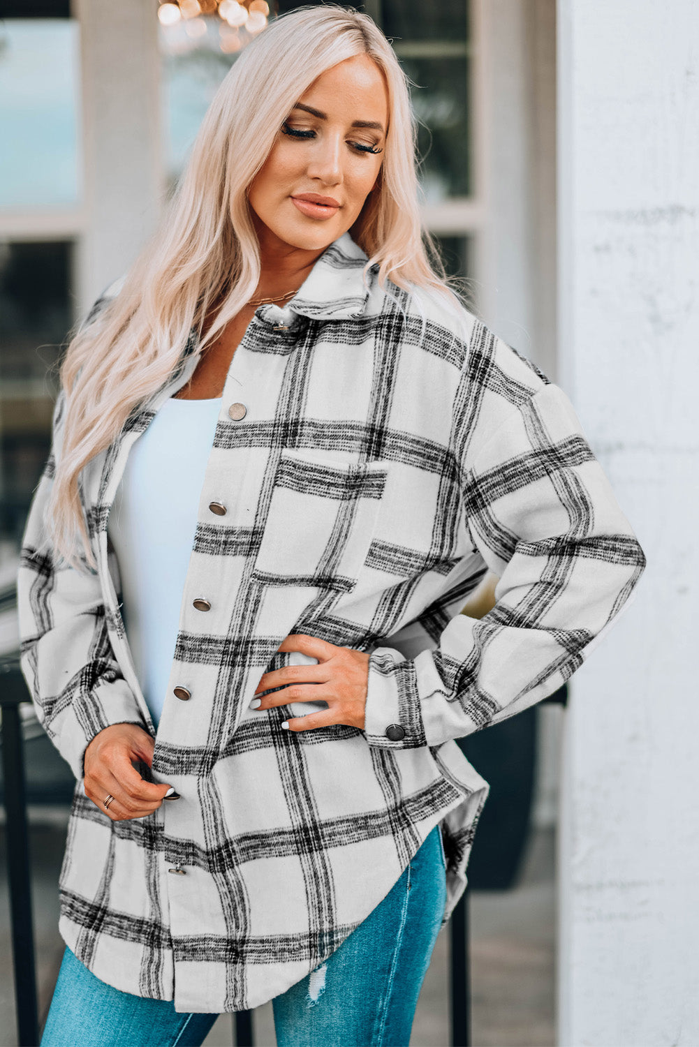 Riley Plaid Shacket