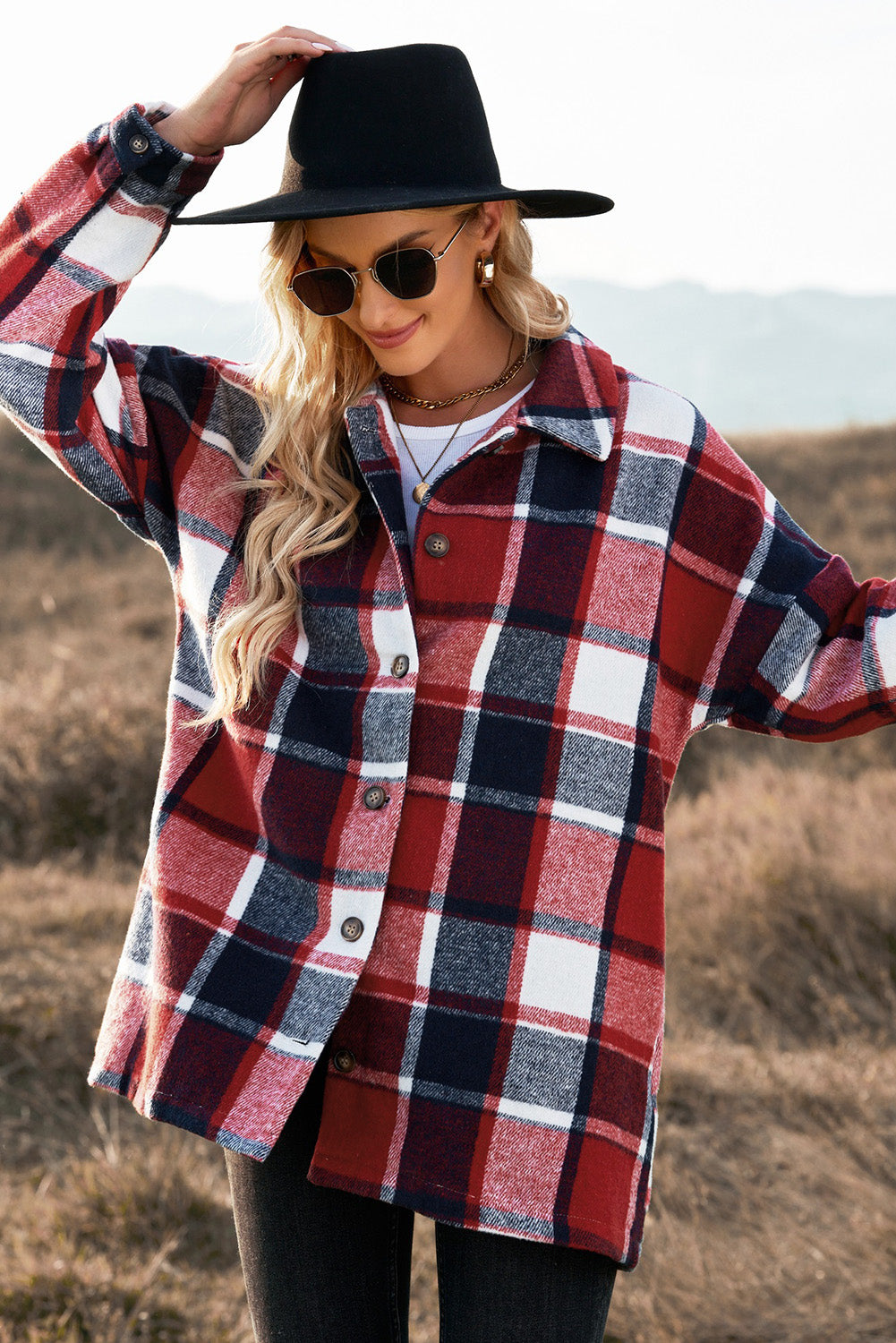 Noa Plaid Shacket