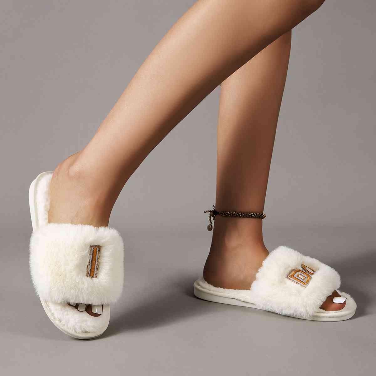 'I DO' Open Toe Slippers