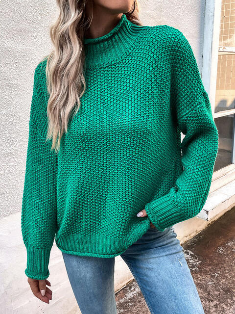 Myra Roll Hem Sweater