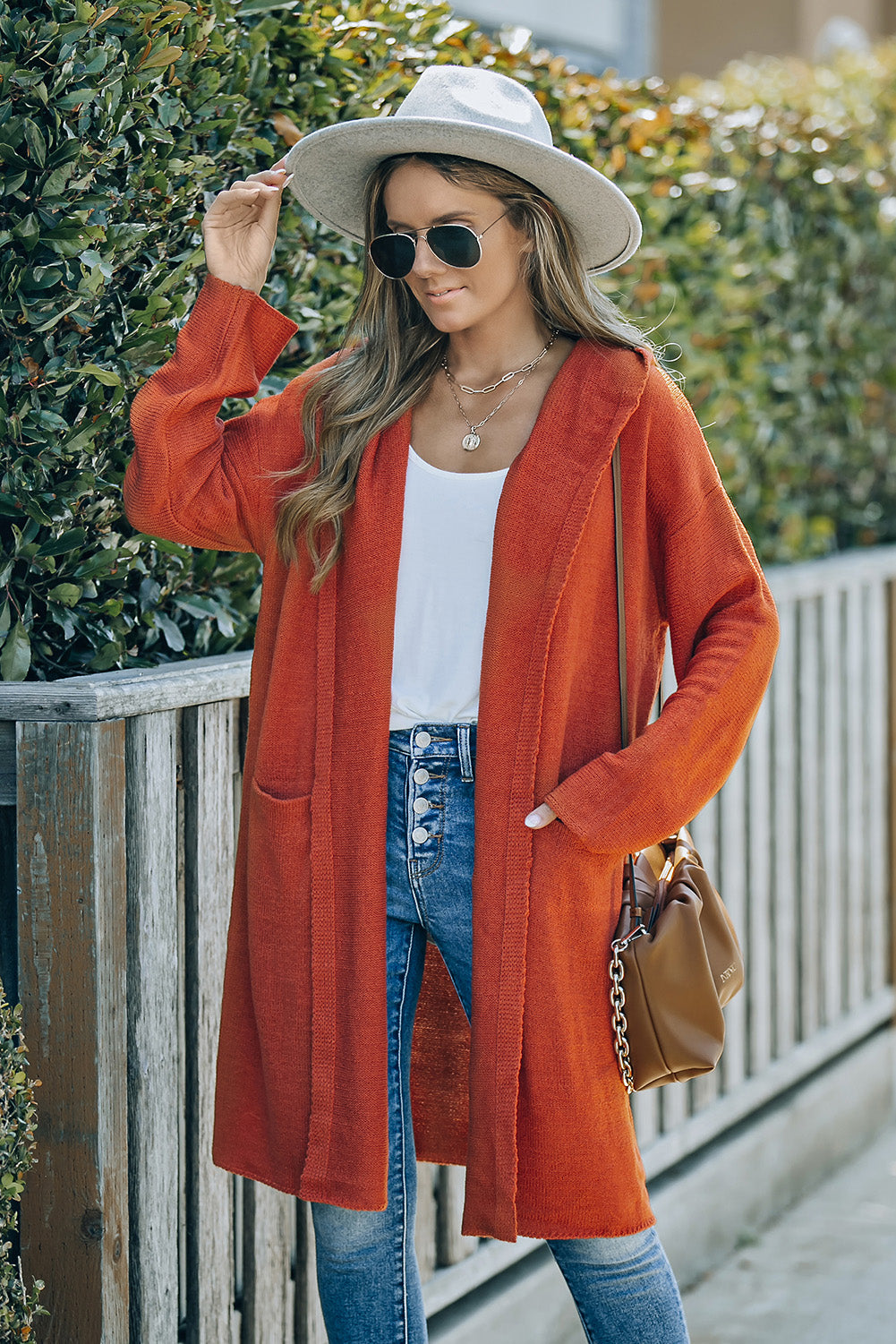 Ocean Longline Hooded Cardigan