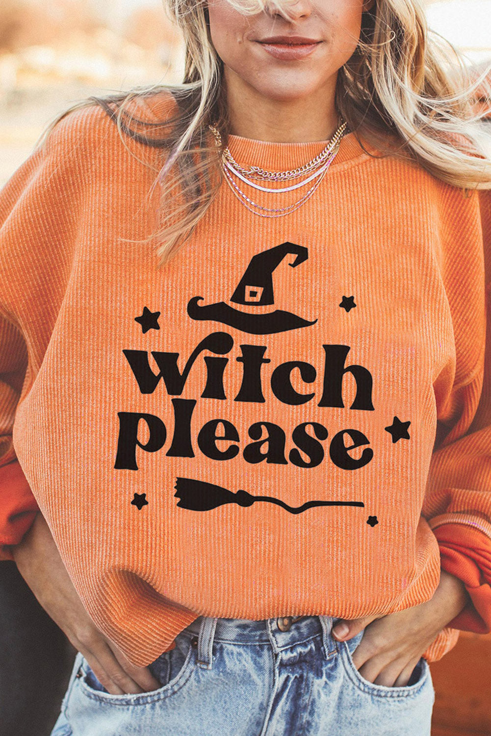 WITCH PLEASE Graphic Sweatshirt