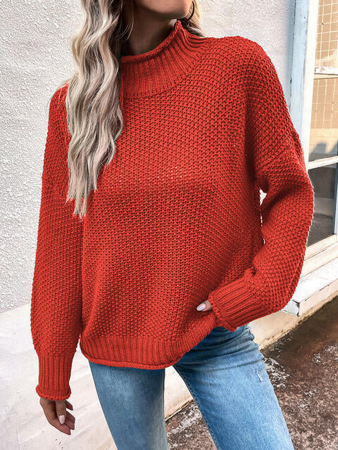 Myra Roll Hem Sweater