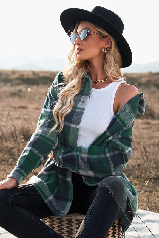 Noa Plaid Shacket