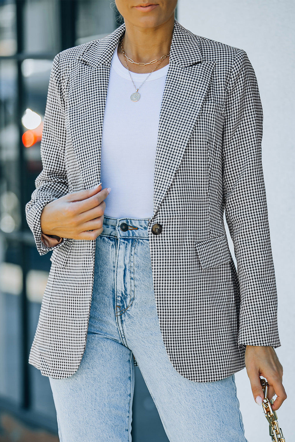 Lilly Plaid Blazer