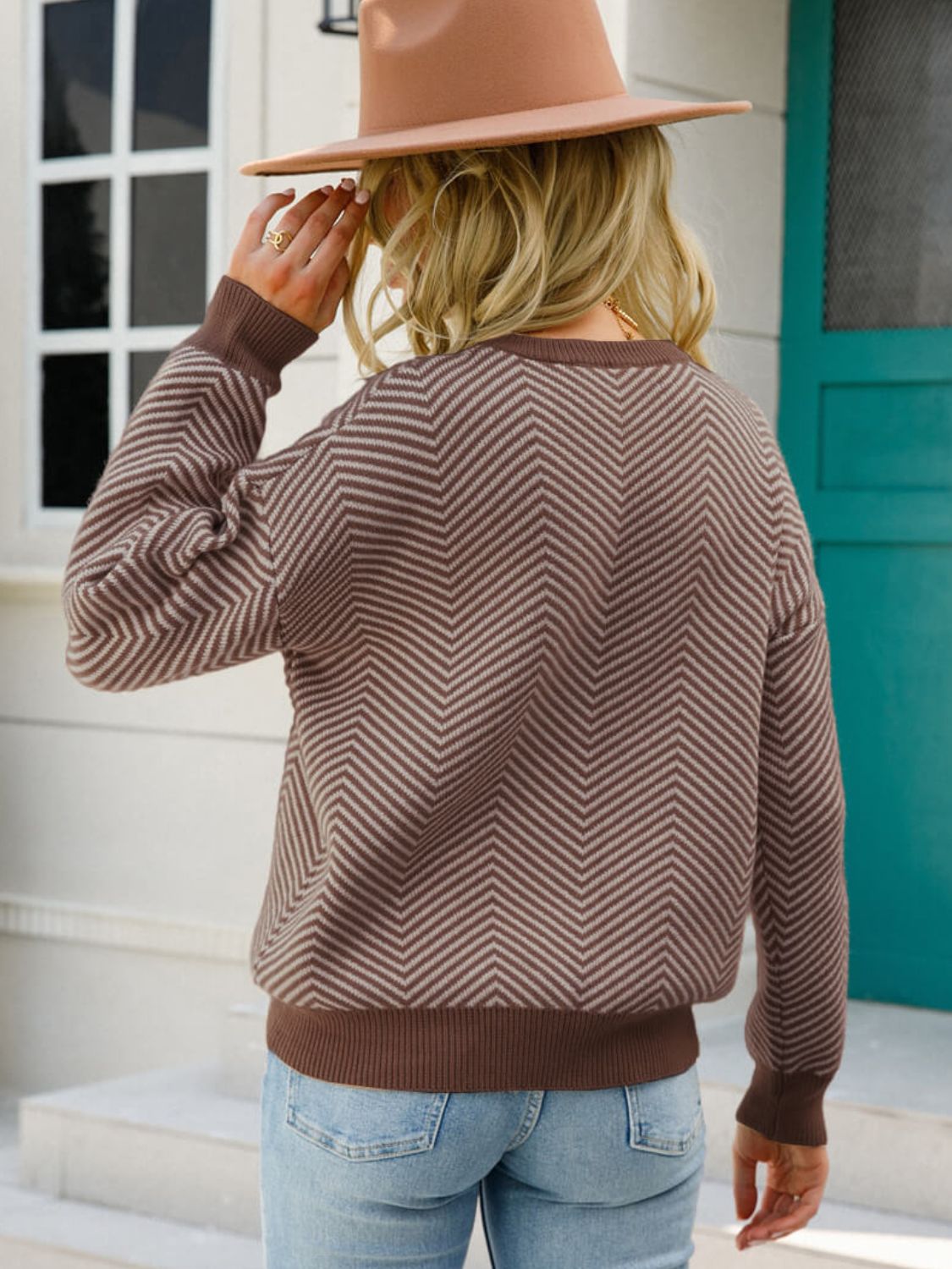 Christina Chevron Pullover