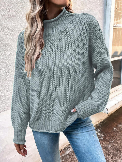 Myra Roll Hem Sweater