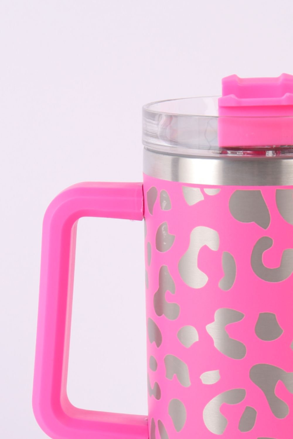 Ryanne Leopard Tumbler in Hot Pink