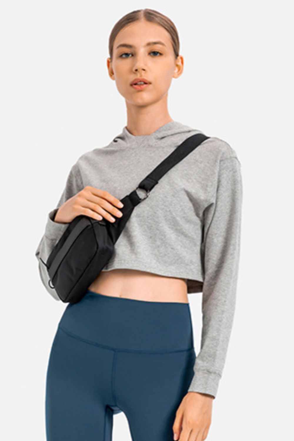 Alexia Cropped Sports Hoodie