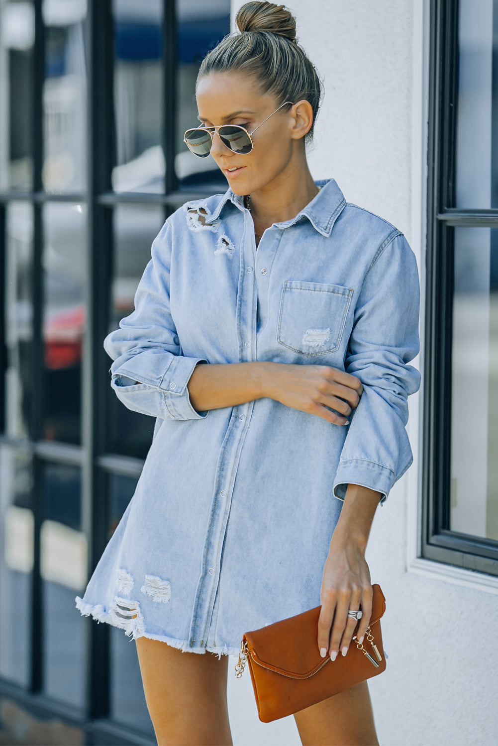 Amara Snap Denim Jacket