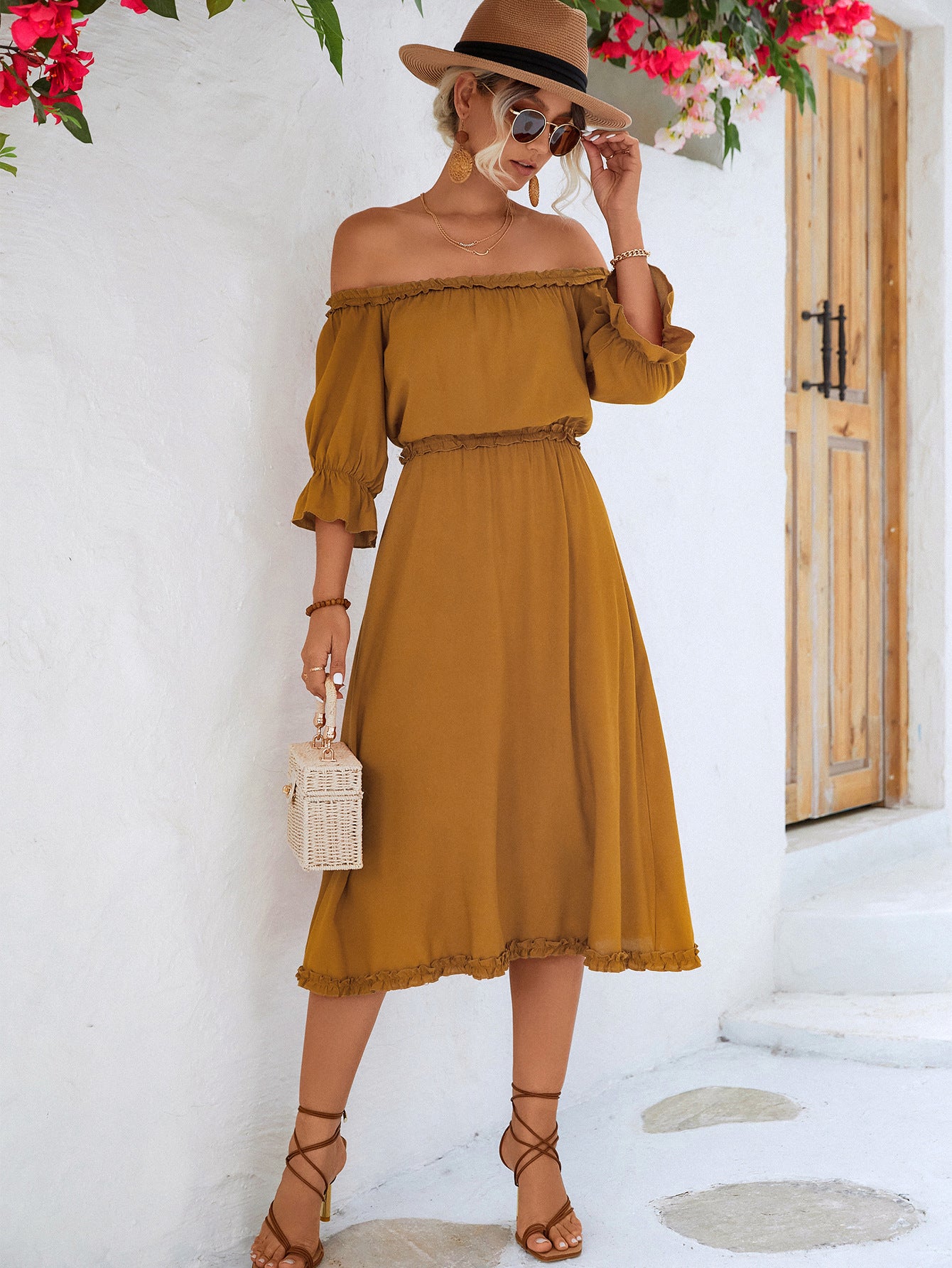 Florinda Off-Shoulder Dress