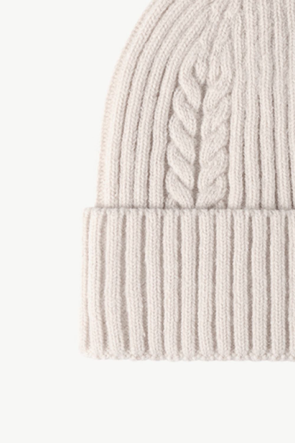 Hana Cable-Knit Cuff Beanie