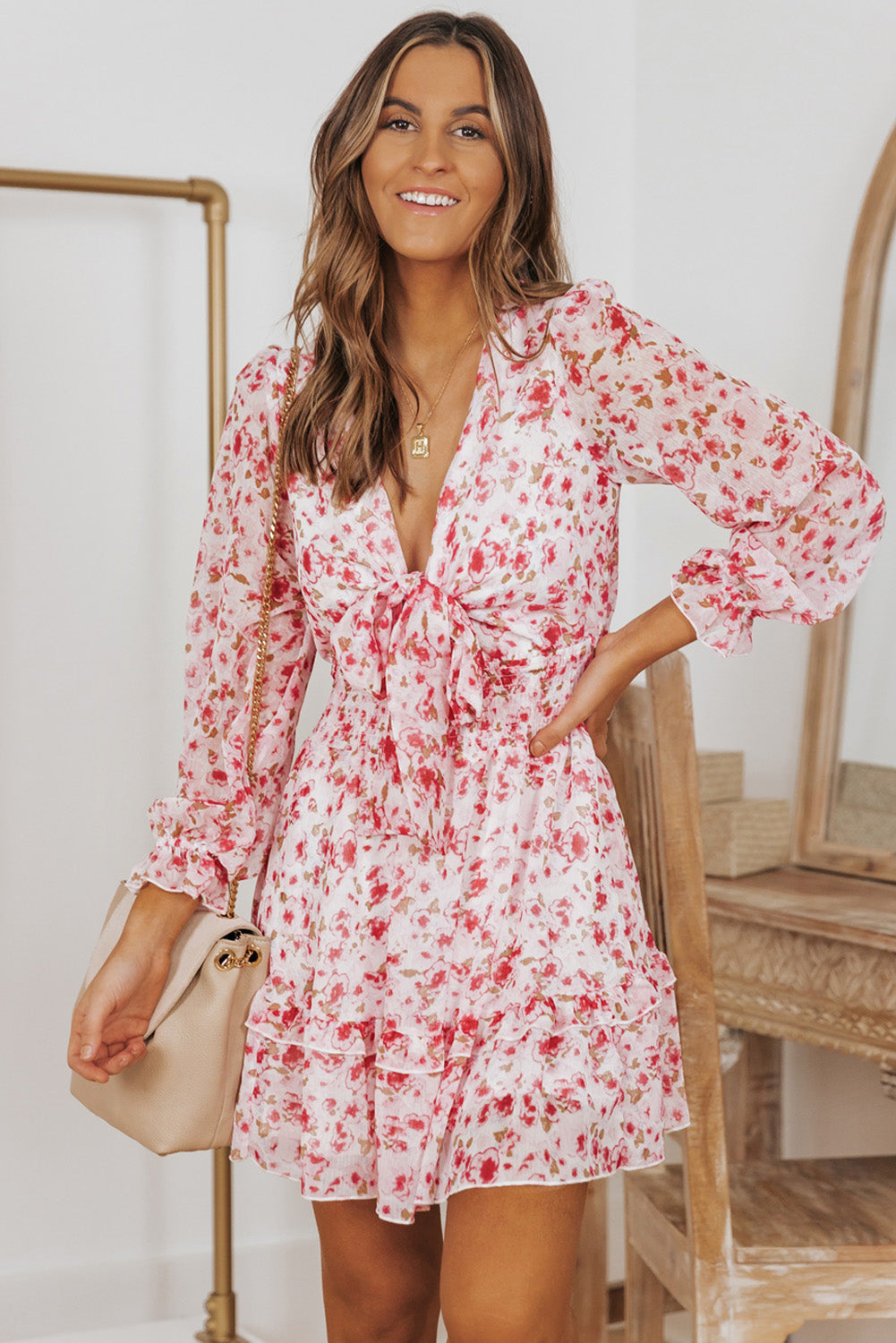 Amoura Floral Mini Dress