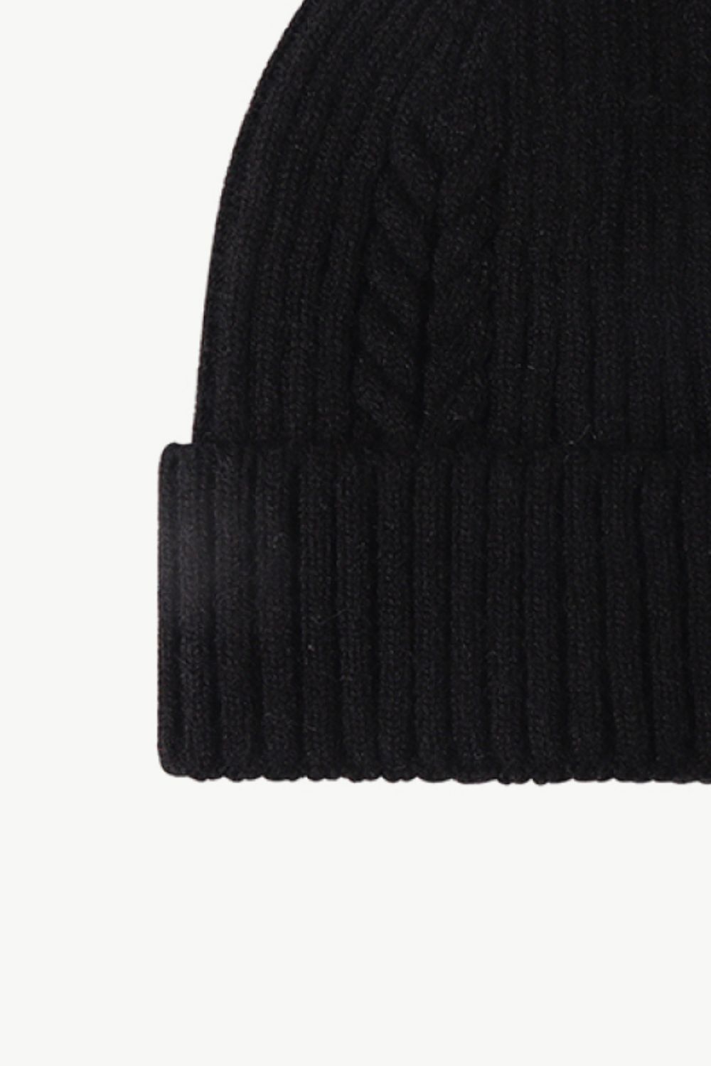 Hana Cable-Knit Cuff Beanie