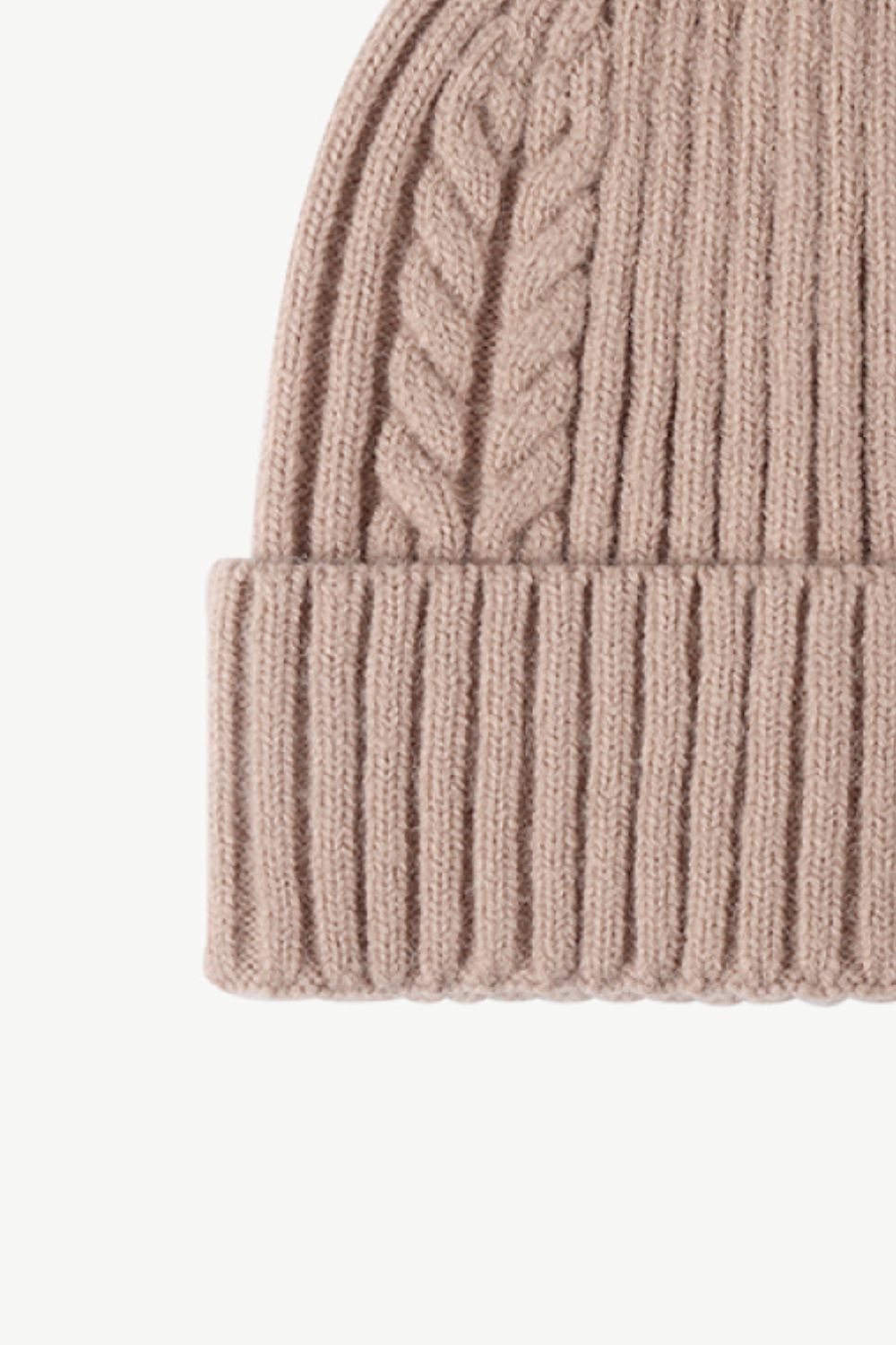 Hana Cable-Knit Cuff Beanie