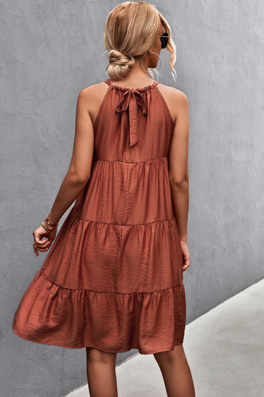 Gabriella Grecian Tiered Dress