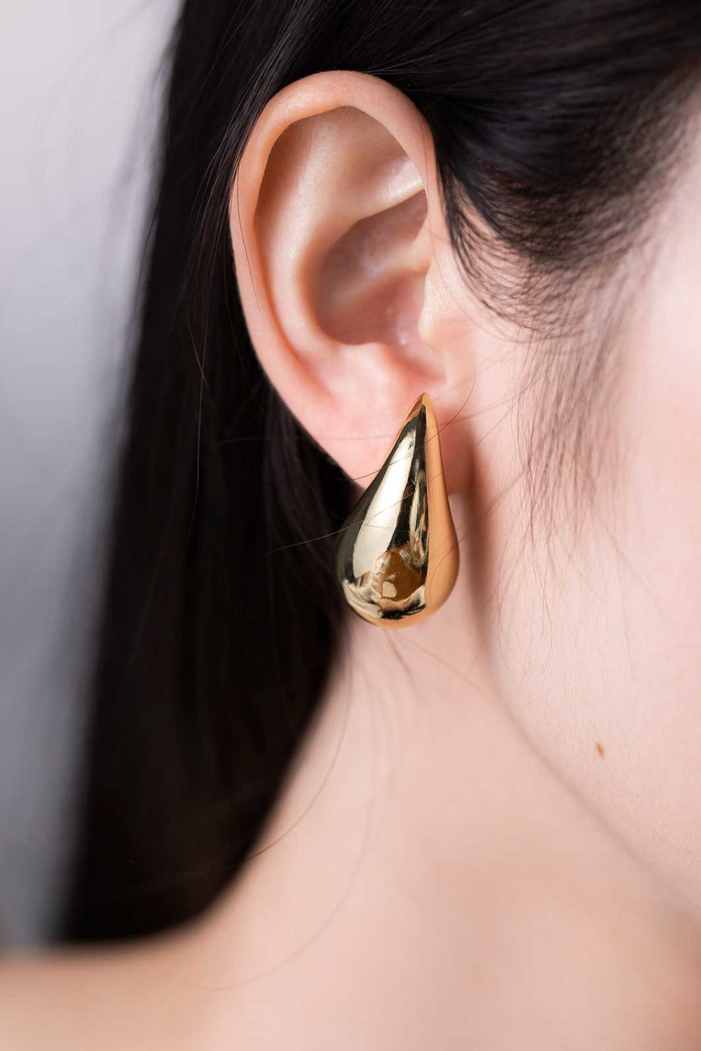 Alani Water Drop Brass Earrings