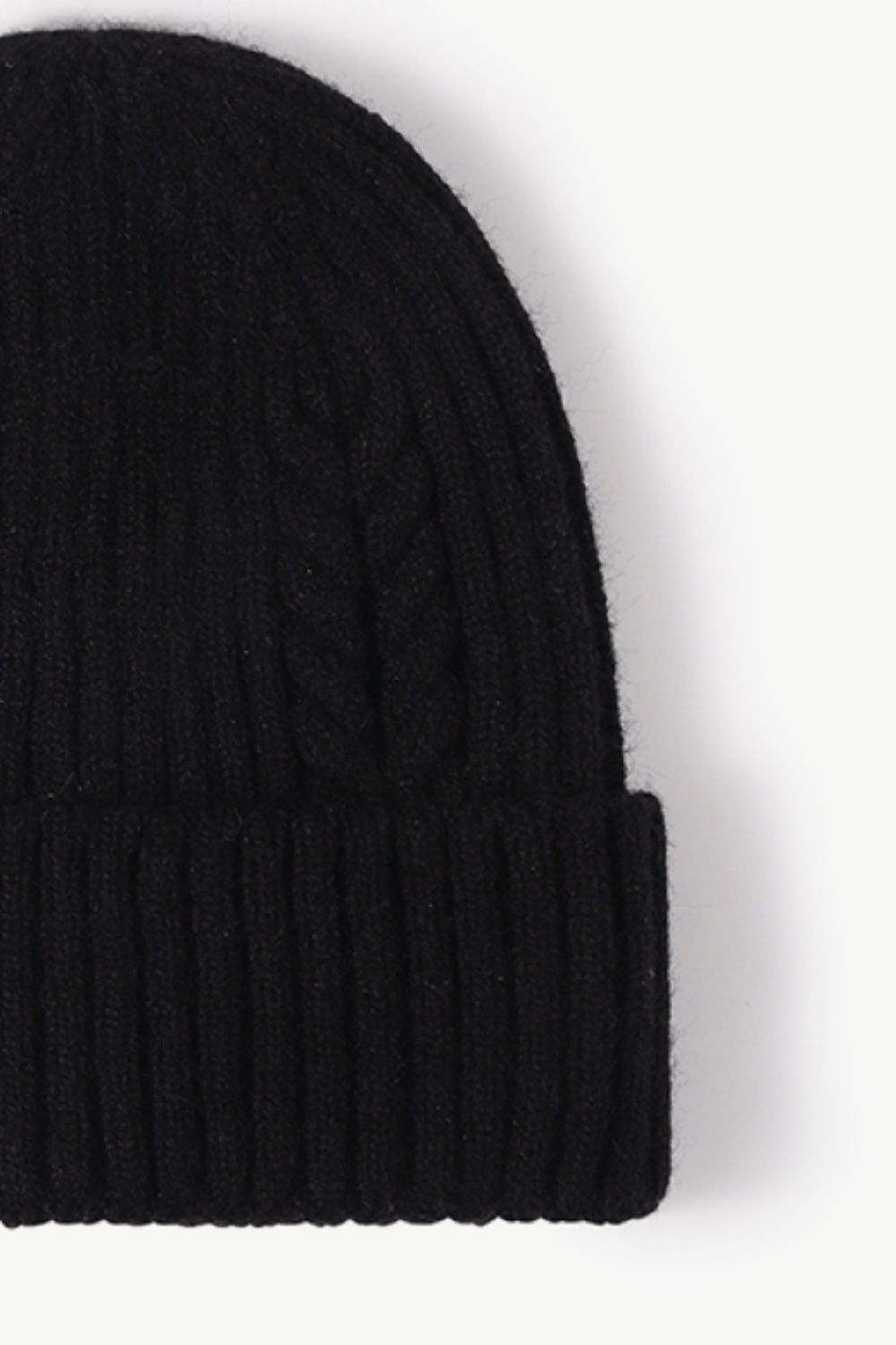 Hana Cable-Knit Cuff Beanie