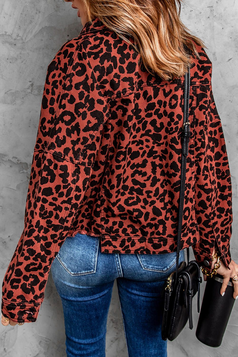 Izabella Leopard Print Jacket