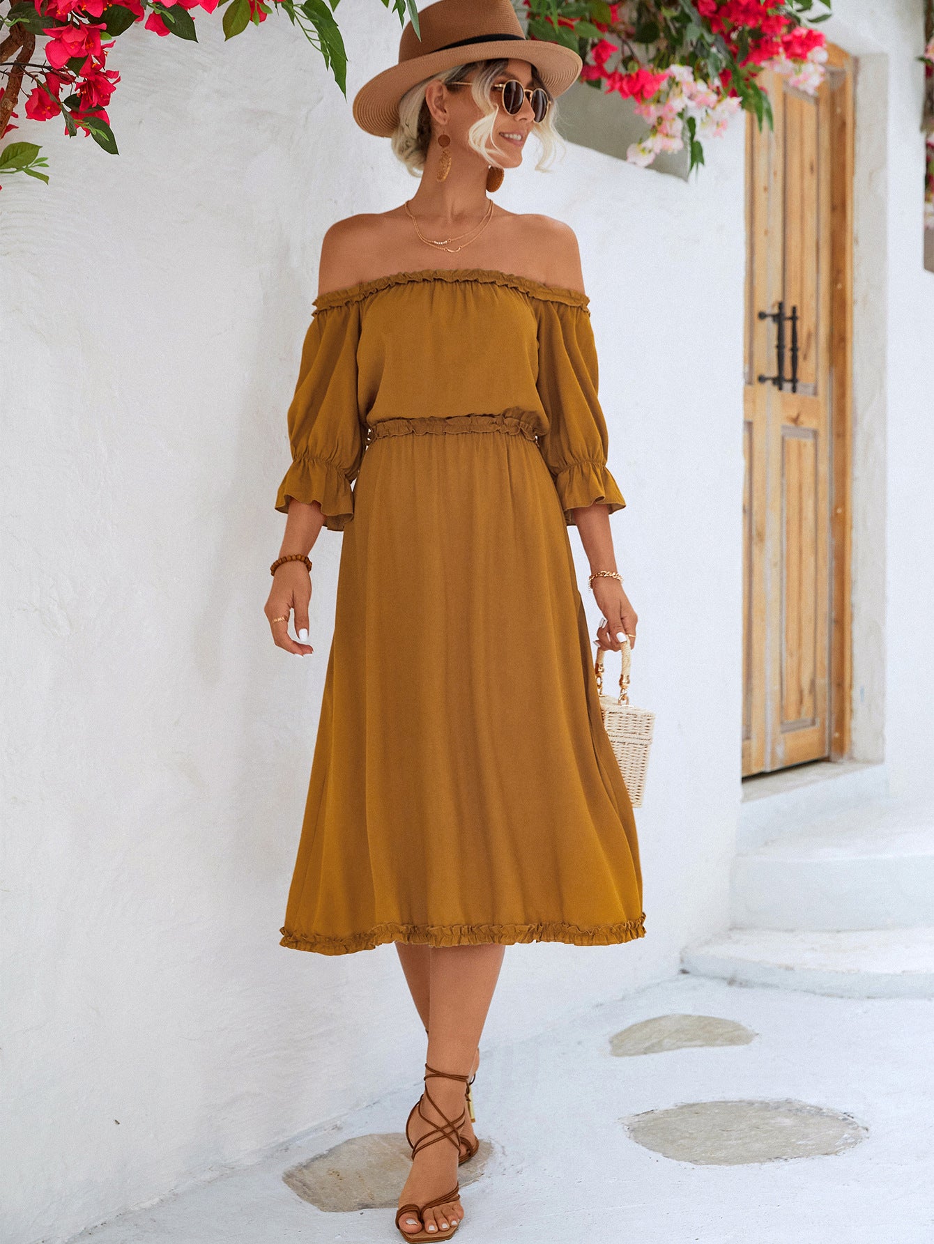 Florinda Off-Shoulder Dress