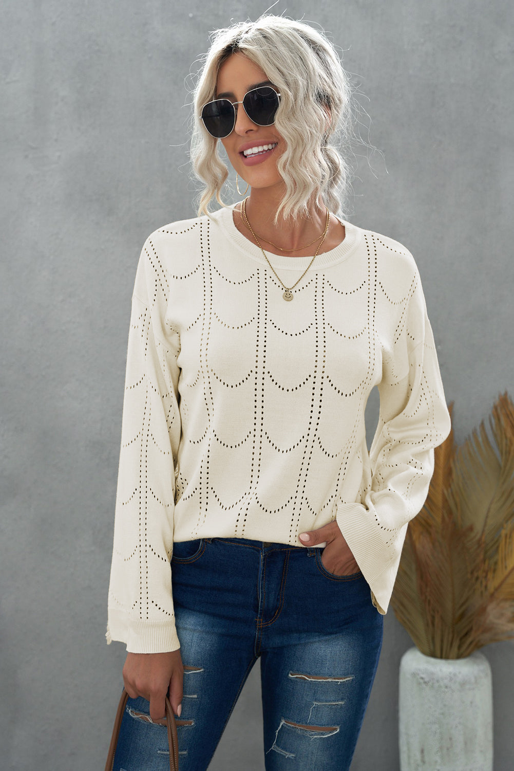 Phebe Flare Sleeve Sweater