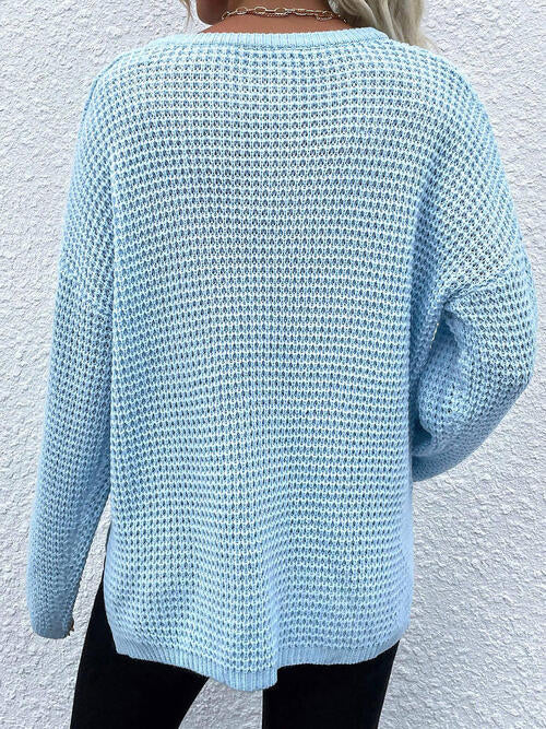 Paityn Notched Sweater