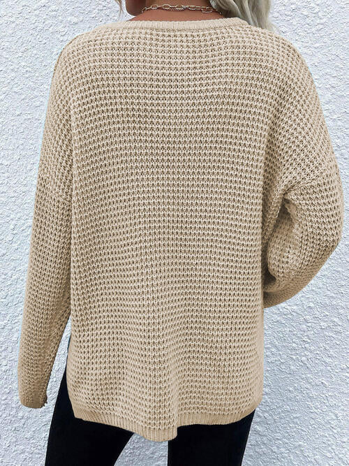 Paityn Notched Sweater