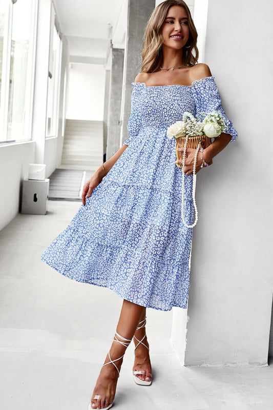 Gwen Floral Off-Shoulder Dress