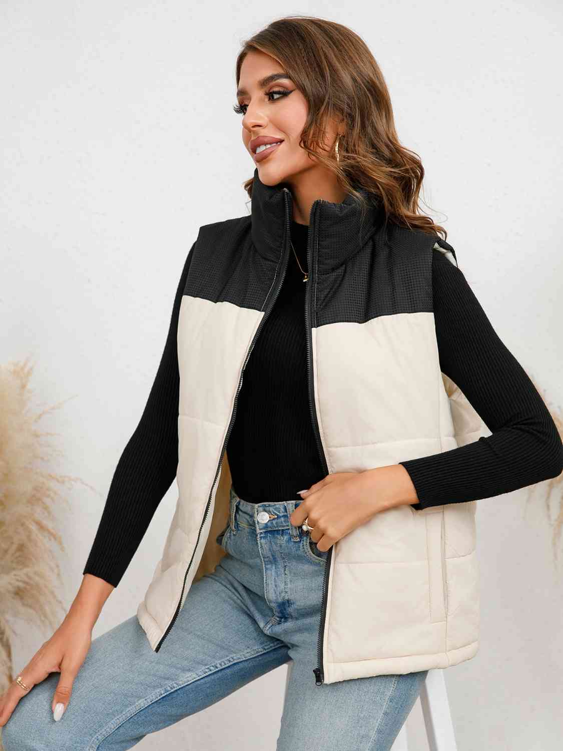 Shania Two-Tone Vest