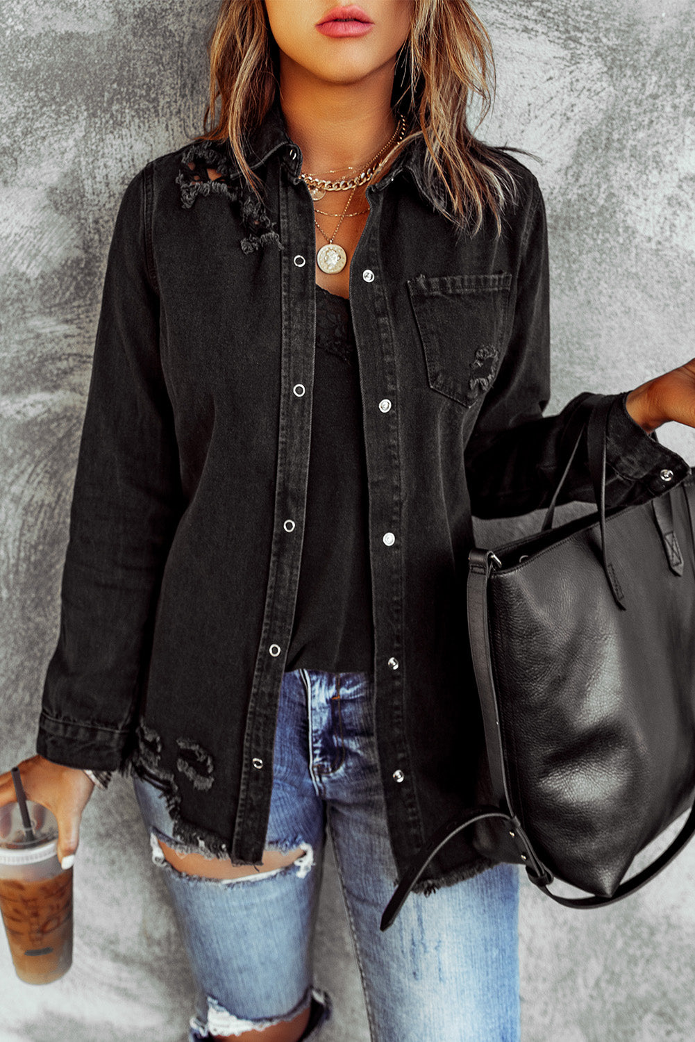 Amara Snap Denim Jacket