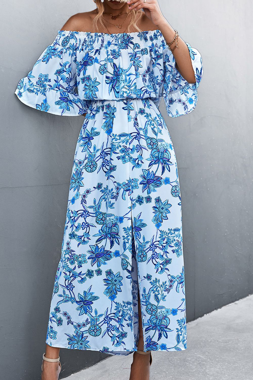 Sawyer Floral Off-Shoulder Dress