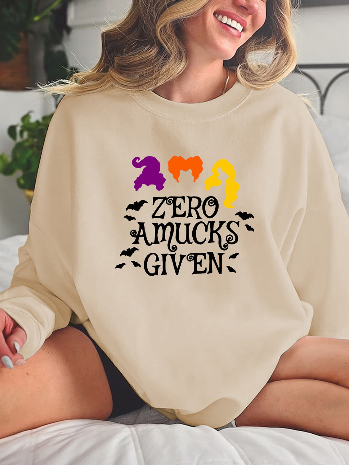 ZERO AMUCKS GIVEN Graphic Sweatshirt